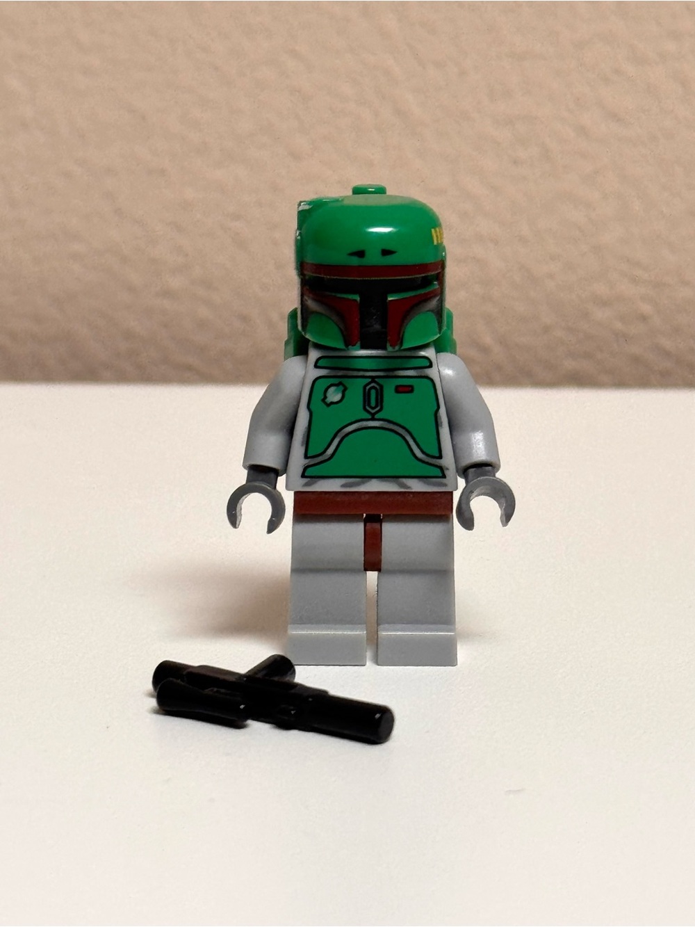 Lego Green-Helmet Boba Fett Minifigure LIKE NEW